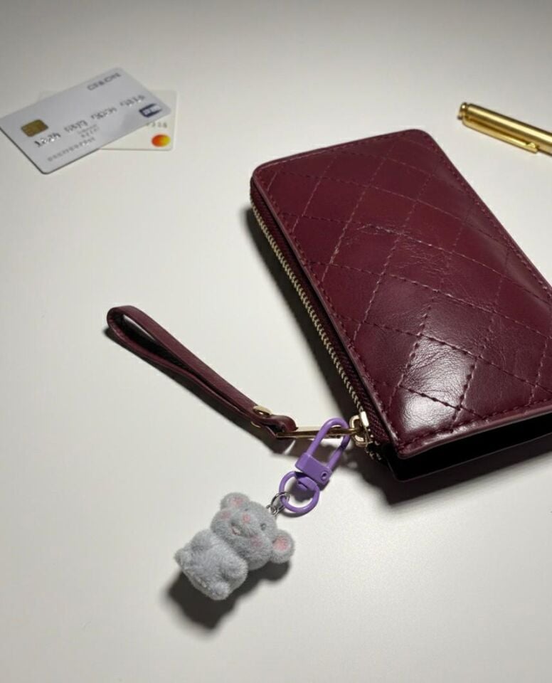 Sevimli Gri Fare Mini Peluş Figür & Anahtarlık Aksesuarı